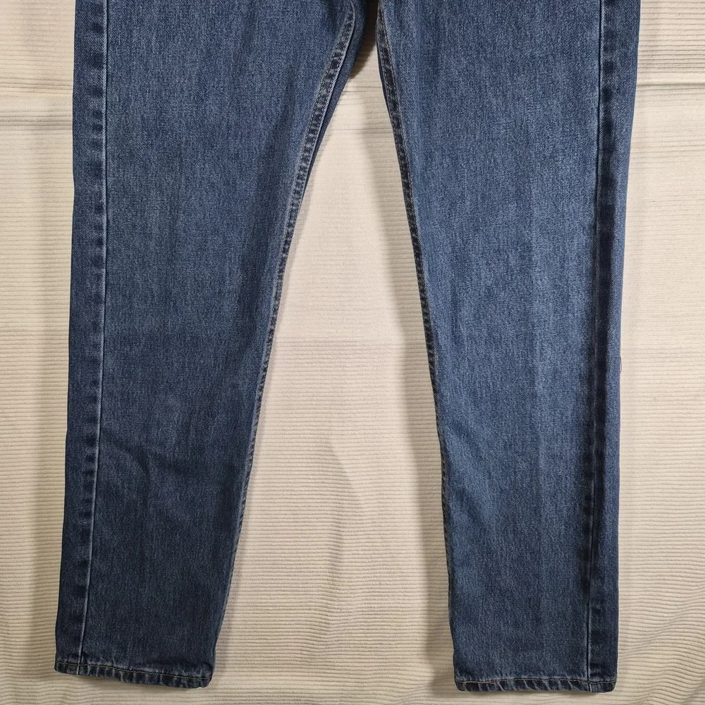 Levi's 505 Men's 32x32 Blue Jeans Regular Fit Straight Leg Medium Wash